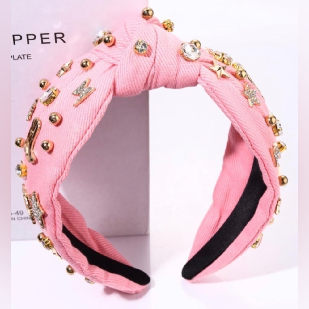 Gorgeous Cowgirl Knotted Rhinestone Headband - Picture 6 of 7